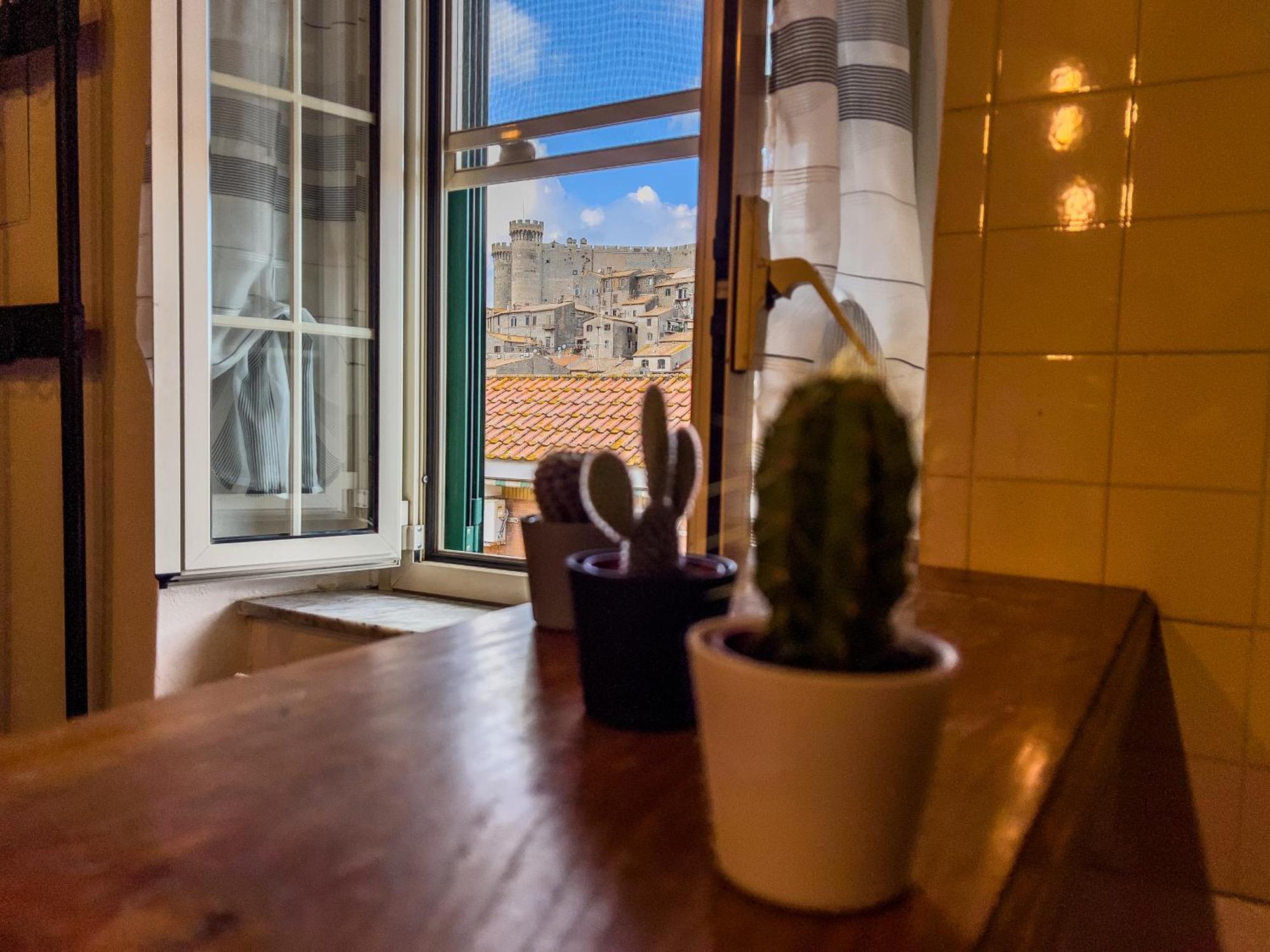 Apt Finestra Sul Castello, Vista Lago Wi-Fi Gratis Bracciano  Luaran gambar